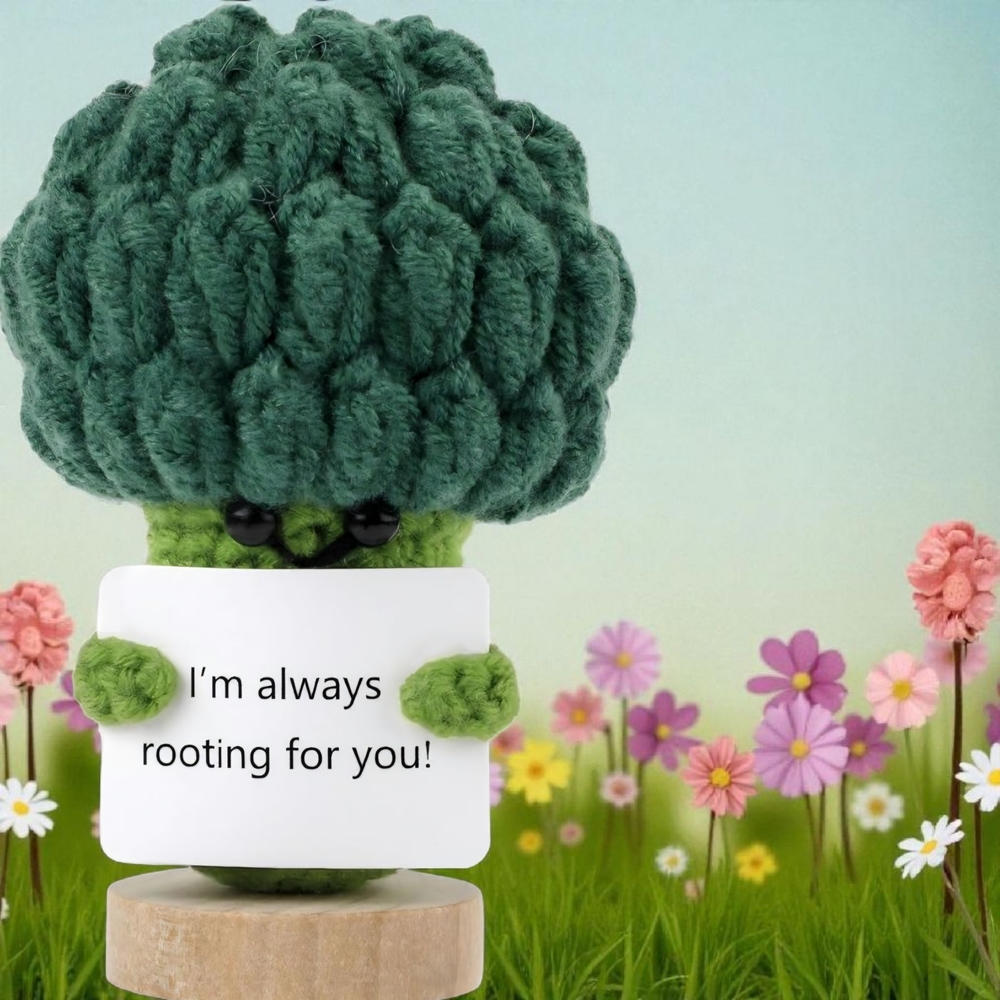 Crochet Rooting For You Broccoli